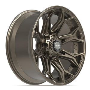 4PLAY 4P83 22x10 8x170 -18et Satin Bronze Wheel