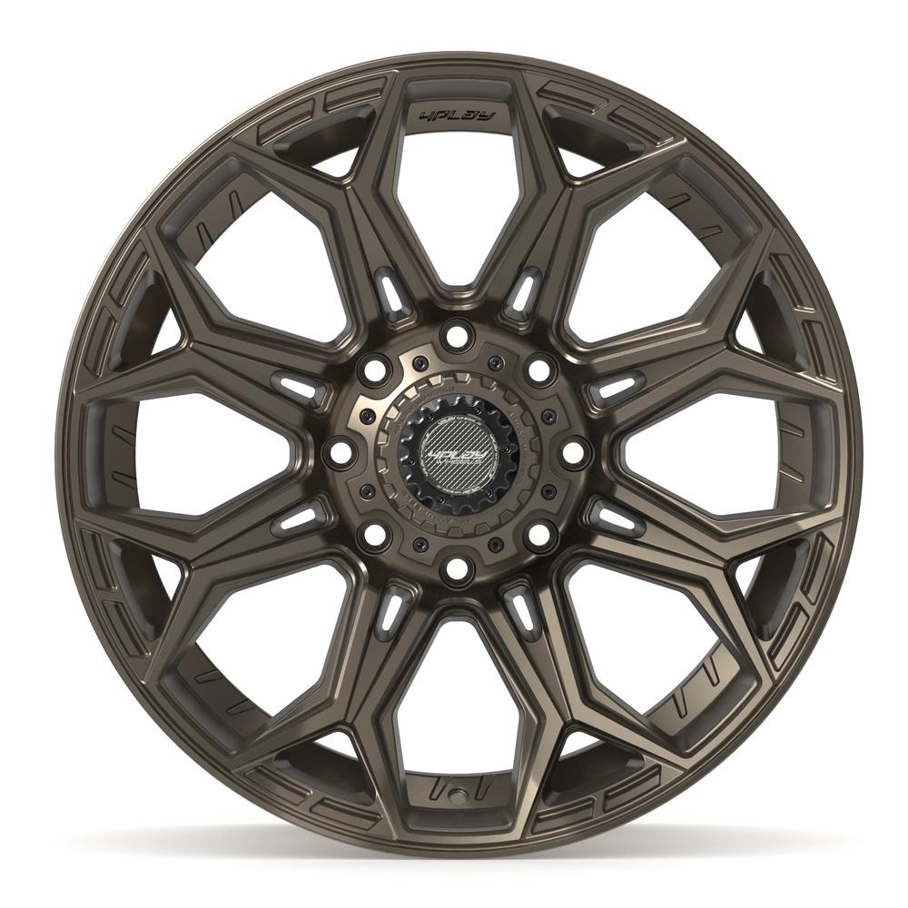 4PLAY 4P83 22x10 8x180 -18et Satin Bronze Wheel