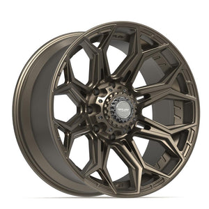 4PLAY 4P83 22x10 8x180 -18et Satin Bronze Wheel
