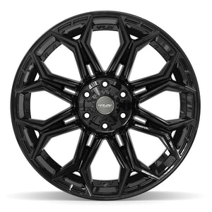 4PLAY 4P83 22x12 6x135 + 6x139.7 -44et Gloss Black Wheel