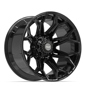 4PLAY 4P83 22x12 8x170 -44et Gloss Black Wheel