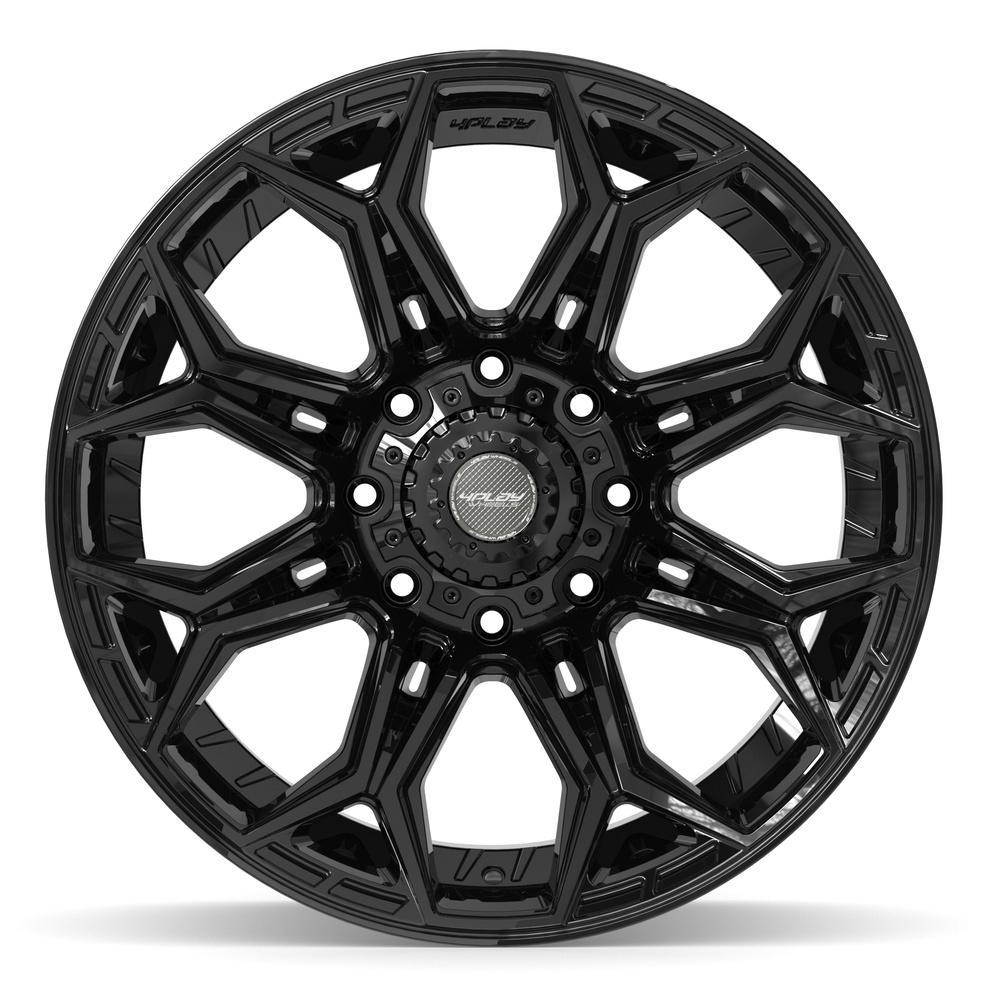 4PLAY 4P83 22x12 8x180 -44et Gloss Black Wheel