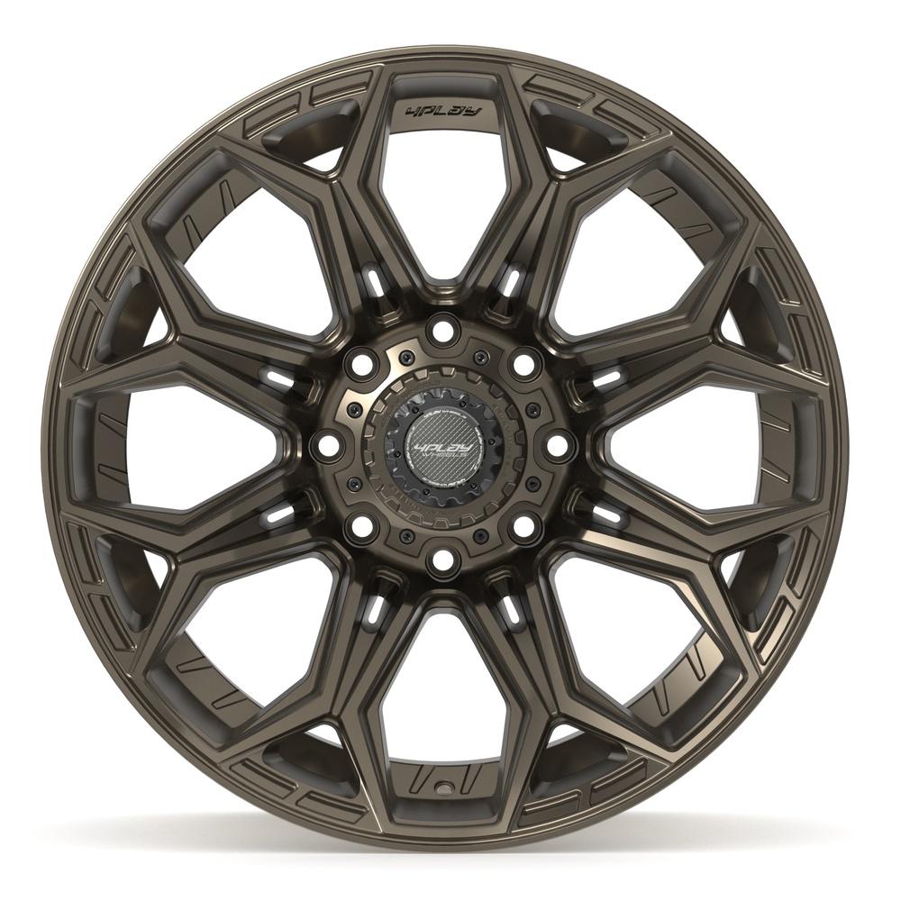 4PLAY 4P83 22x12 8x180 -44et Satin Bronze Wheel