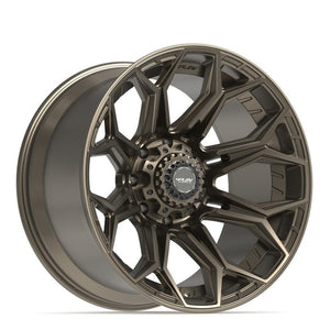 4PLAY 4P83 22x12 8x180 -44et Satin Bronze Wheel