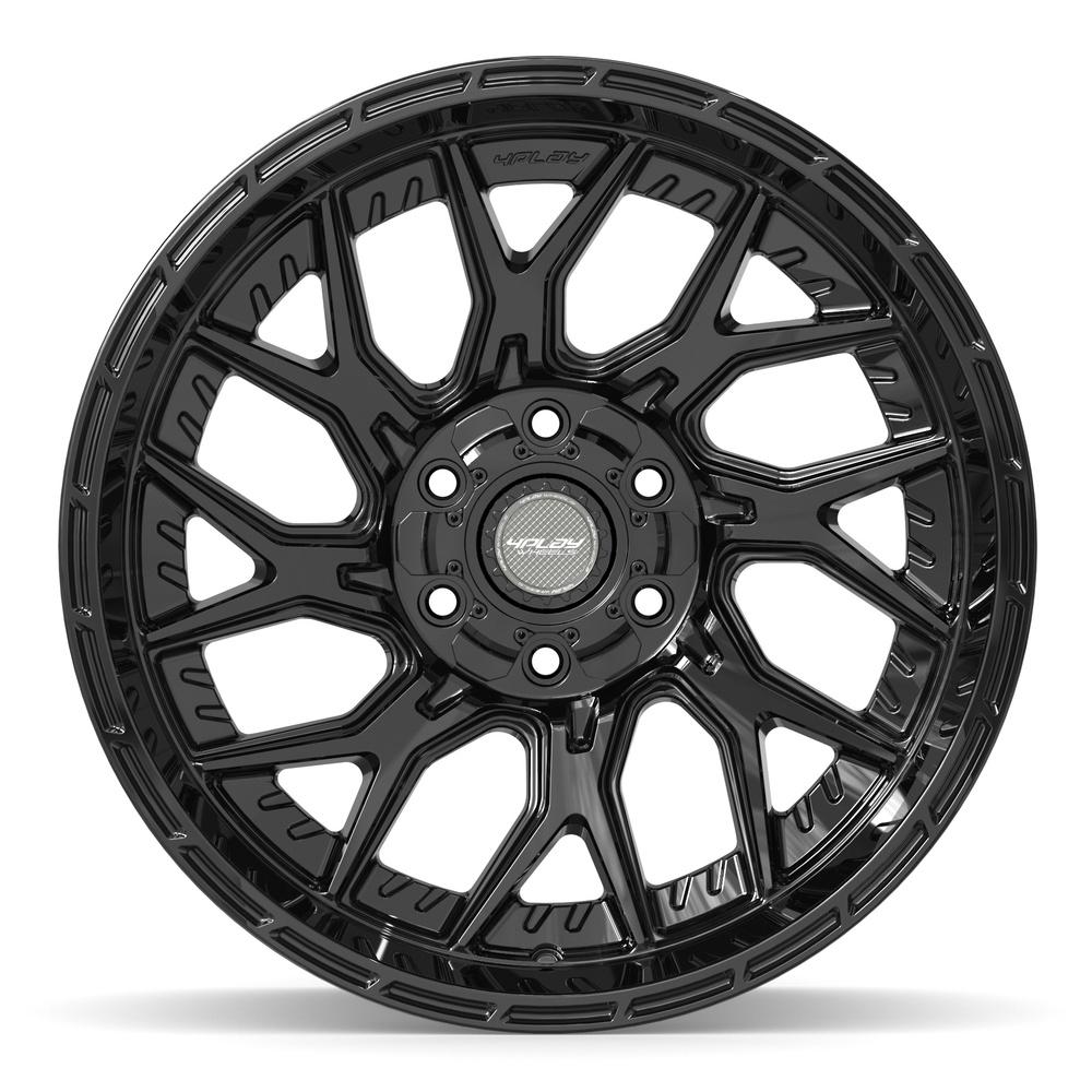 4PLAY 4PL28 20x10 6x135 + 6x139.7 -18et Gloss Black Wheel