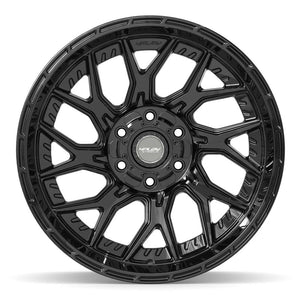 4PLAY 4PL28 20x10 6x135 + 6x139.7 -18et Gloss Black Wheel