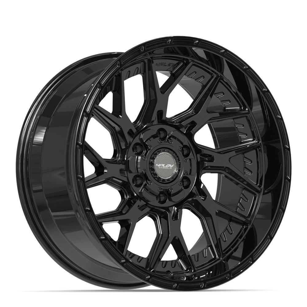 4PLAY 4PL28 20x10 6x135 + 6x139.7 -18et Gloss Black Wheel