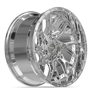 4PLAY 4PL28 20x10 6x135 + 6x139.7 -18et Chrome Wheel