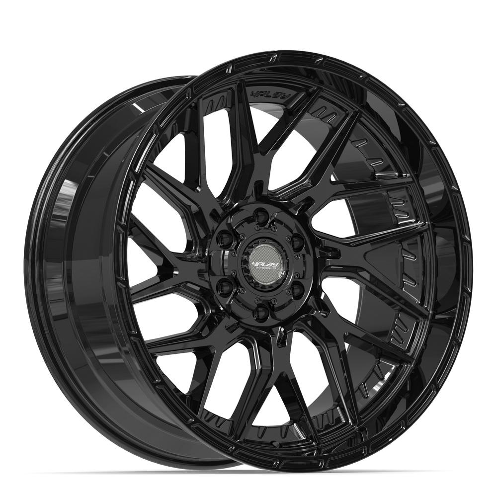4PLAY 4PL28 22x10 6x135 + 6x139.7 -18et Gloss Black Wheel