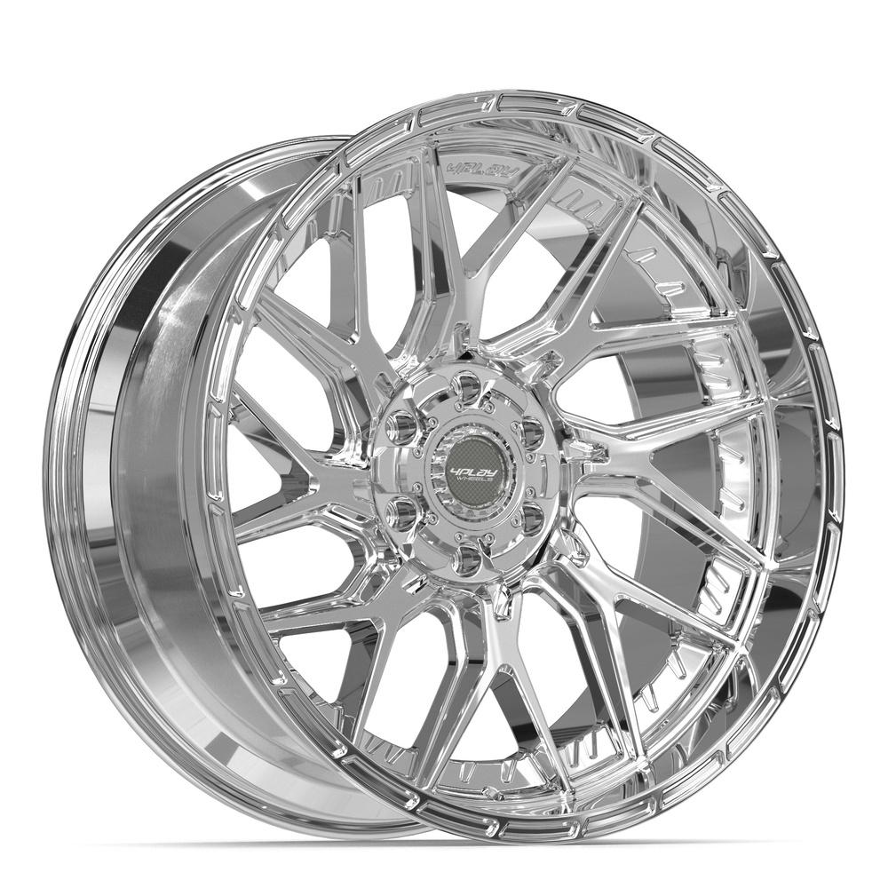 4PLAY 4PL28 22x10 6x135 + 6x139.7 -18et Chrome Wheel