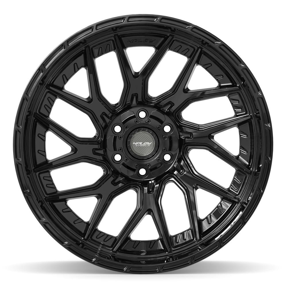 4PLAY 4PL28 22x12 6x135 + 6x139.7 -44et Gloss Black Wheel