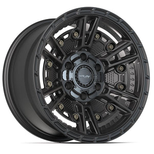 4PLAY 4PS01 17x9 6x135 + 6x139.7 -6et Satin Black Wheel