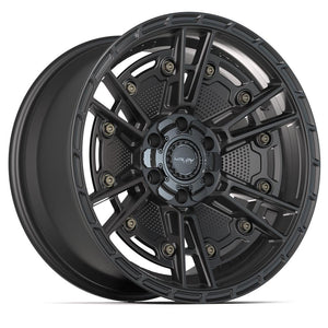 4PLAY 4PS01 20x9 6x135 + 6x139.7 -6et Satin Black Wheel