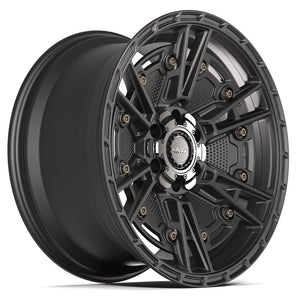 4PLAY 4PS01 20x9 6x135 + 6x139.7 -6et Satin Black Wheel