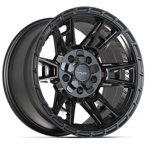 4PLAY 4PS20 17x9 5x127 + 5x139.7 -6et Satin Black Wheel