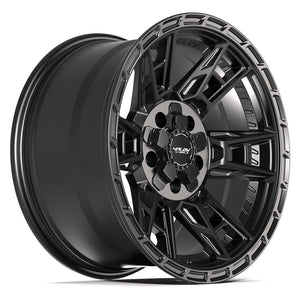 4PLAY 4PS20 17x9 5x127 + 5x139.7 -6et Satin Black Wheel