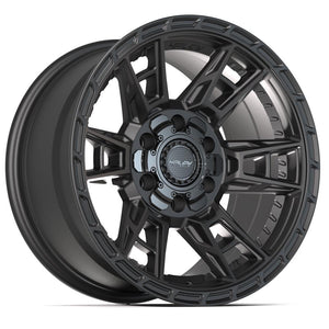 4PLAY 4PS20 17x9 6x135 + 6x139.7 -6et Satin Black Wheel