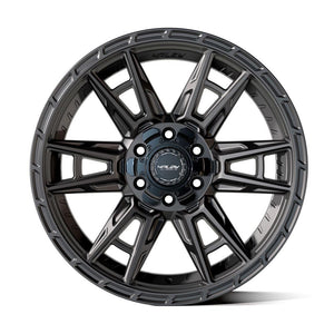 4PLAY 4PS20 18x8 5x108 + 5x110 38et Satin Black Wheel