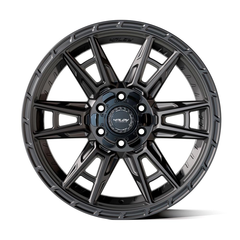4PLAY 4PS20 18x8 5x112 + 5x114.3 38et Satin Black Wheel