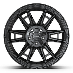 4PLAY 4PS20 20x9 5x127 + 5x139.7 18et Satin Black Wheel