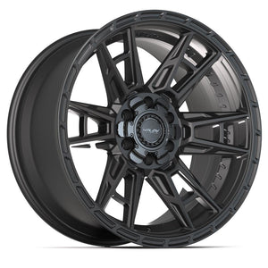 4PLAY 4PS20 20x9 6x135 + 6x139.7 18et Satin Black Wheel