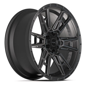 4PLAY 4PS20 22x10 6x135 + 6x139.7 24et Satin Black Wheel