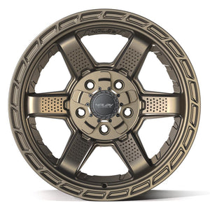 4PLAY 4PS63 17x9 5x127 + 5x139.7 -6et Satin Bronze Wheel