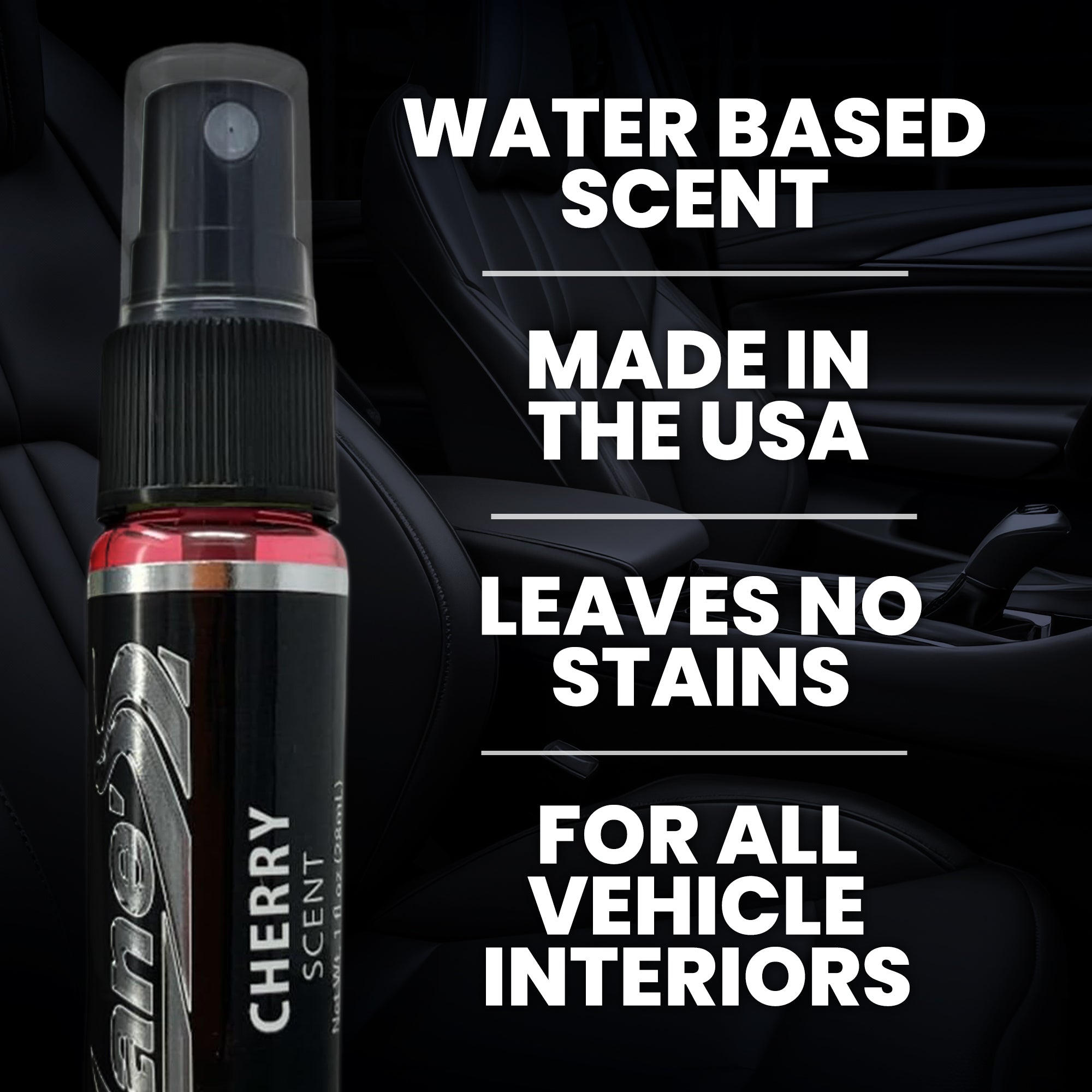 Cherry Smell Car Air Freshener Spray – Auto Odor Eliminator