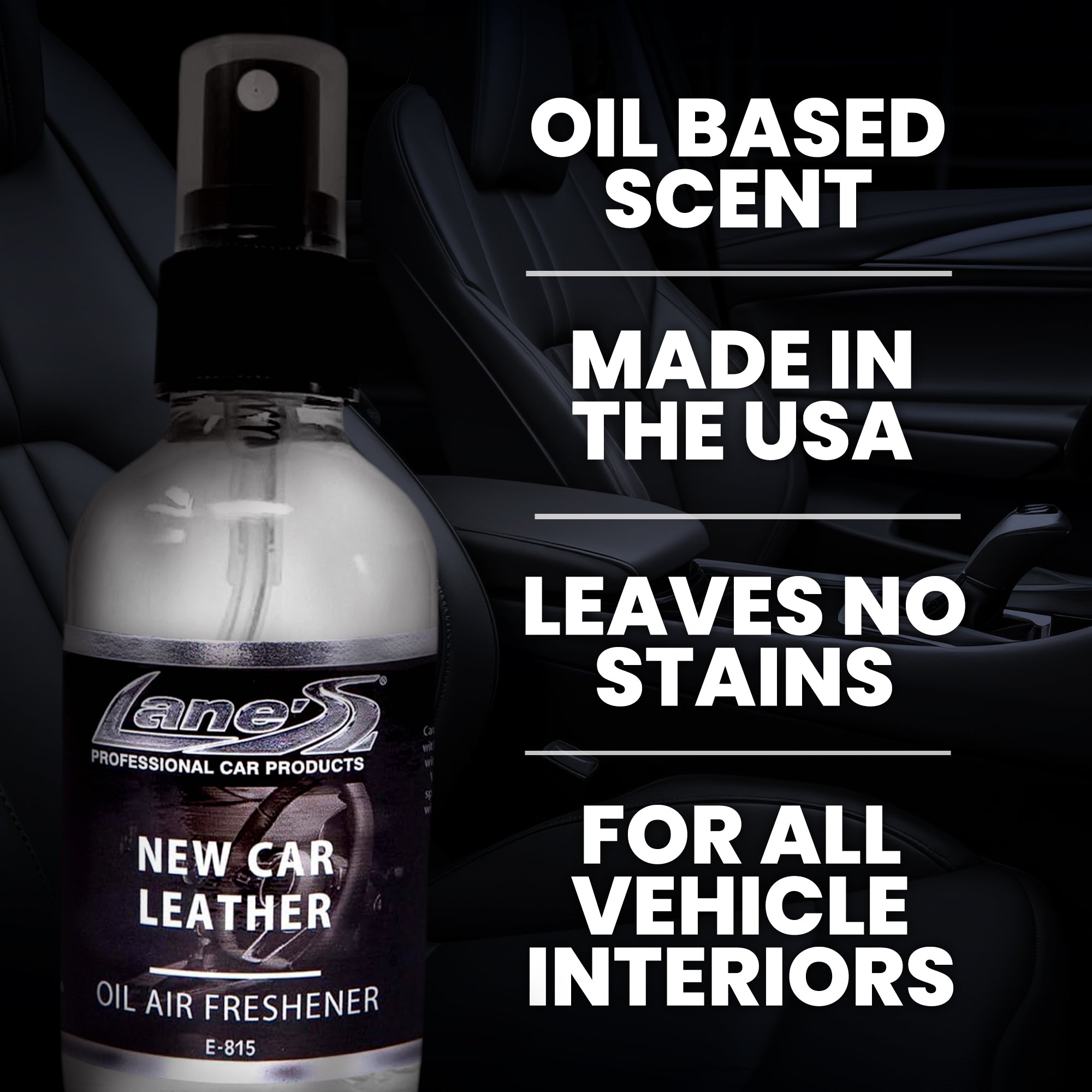 New Car Leather Air Freshener - Oil Base