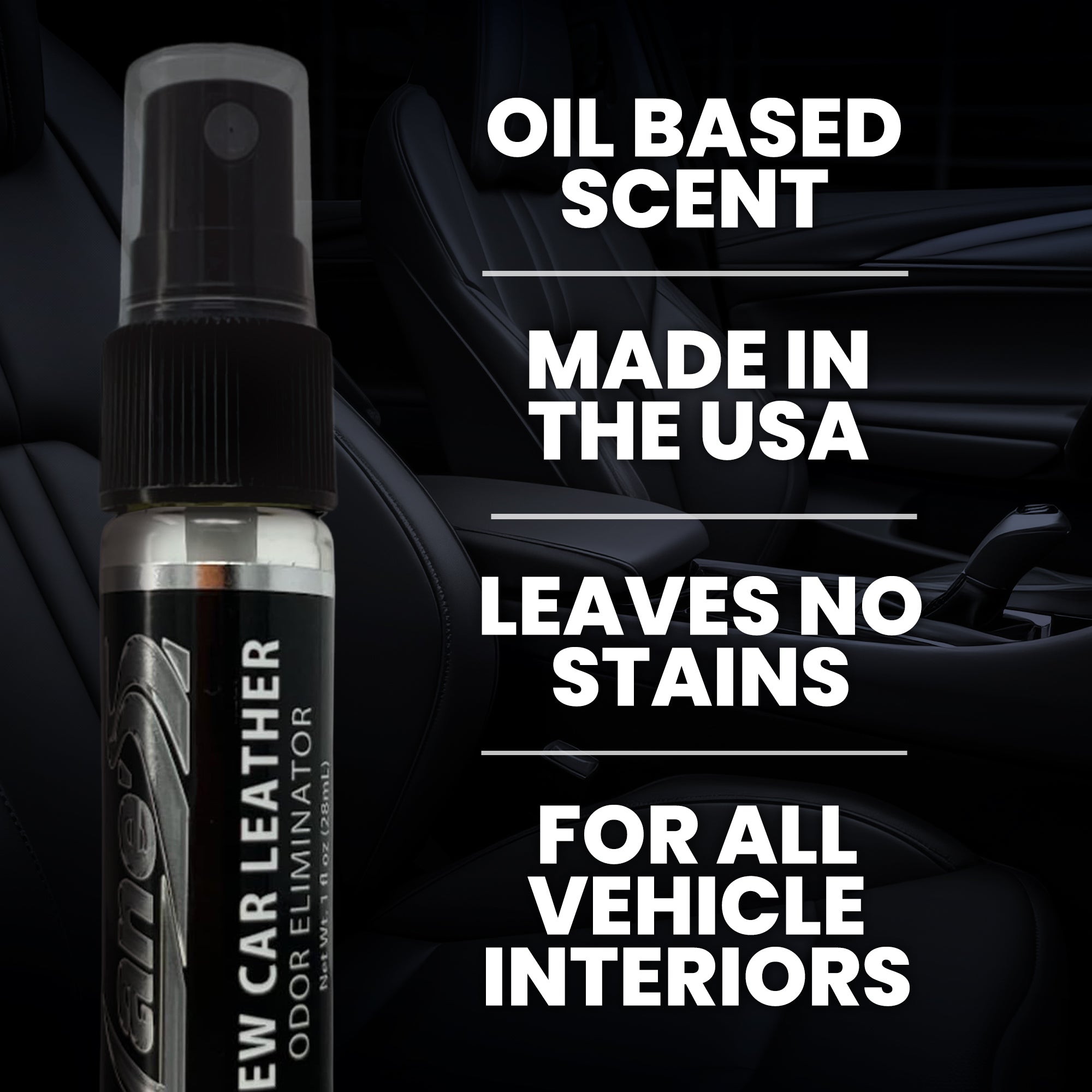 New Car Leather Air Freshener - Oil Base
