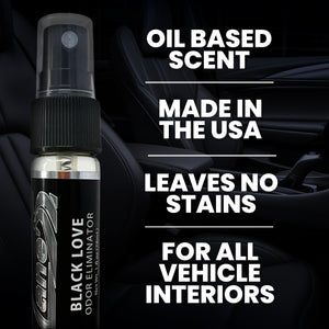 Black Love Car Air Freshener - Oil Base