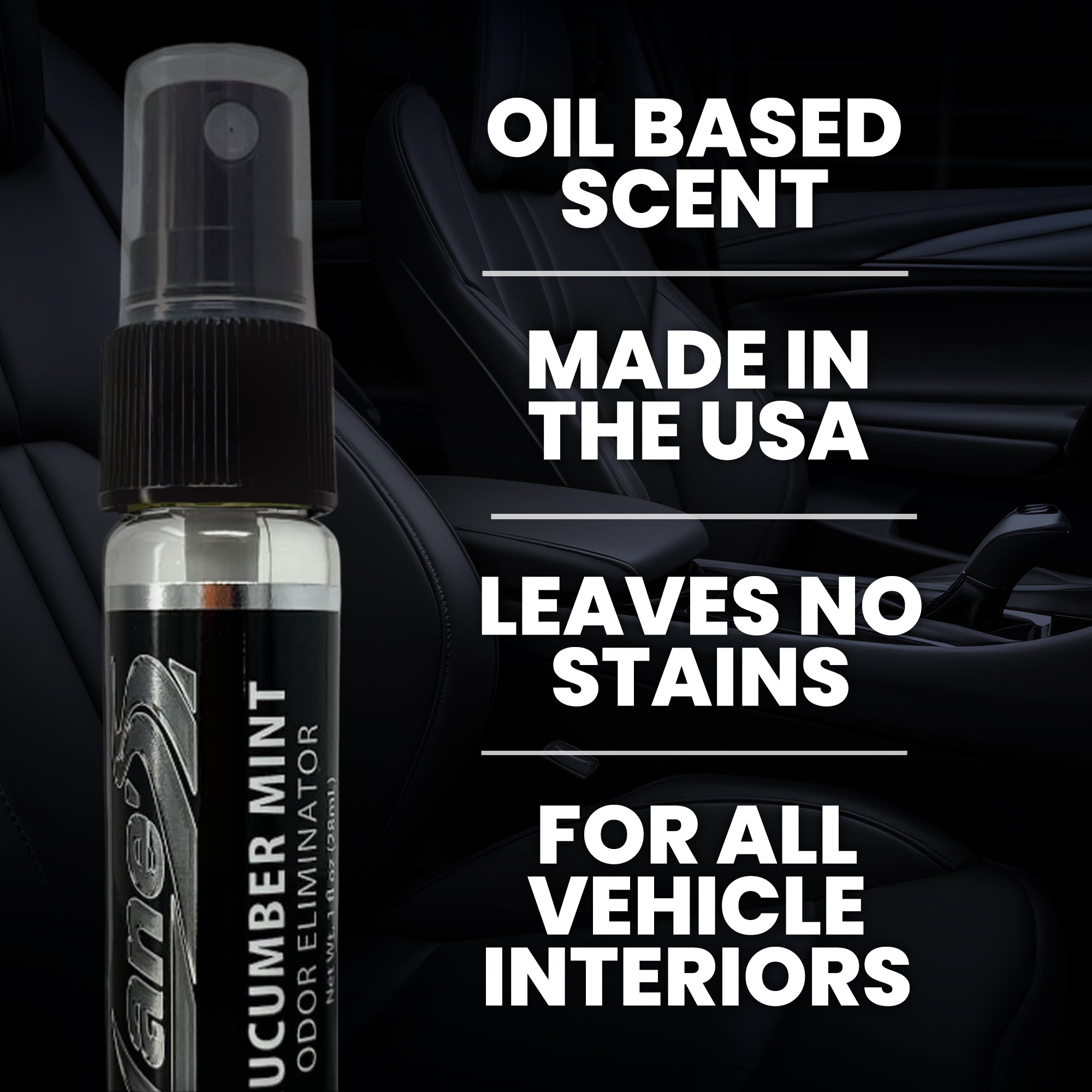 Cucumber Mint Car Air Freshener - Oil Base