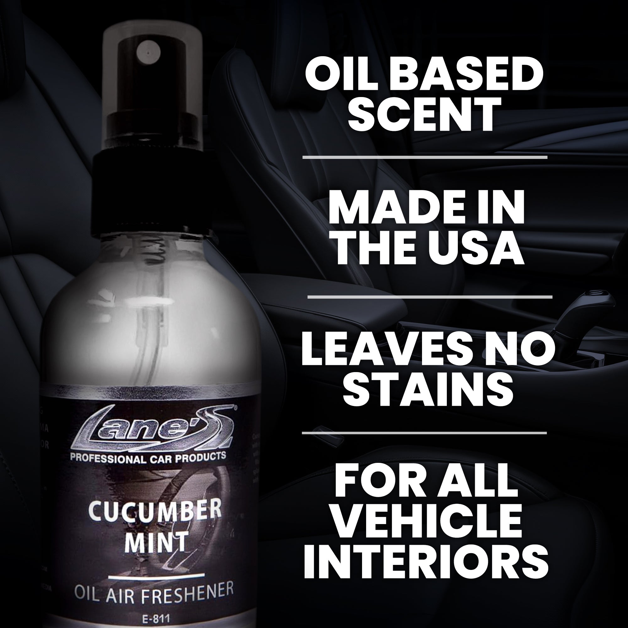 Cucumber Mint Car Air Freshener - Oil Base