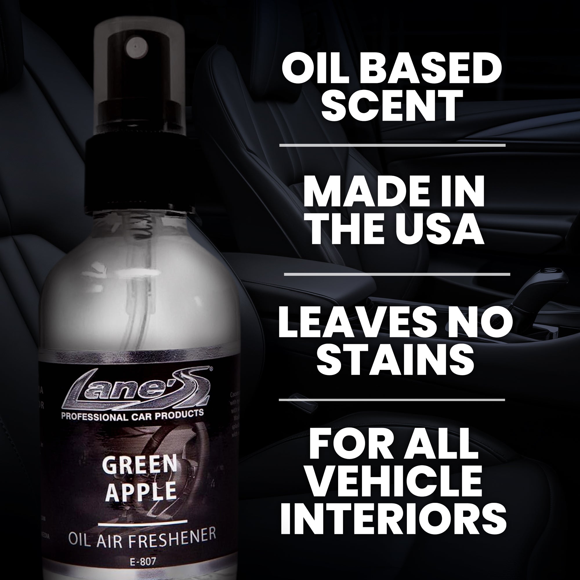 Green Apple Car Air Freshener - Oil Base