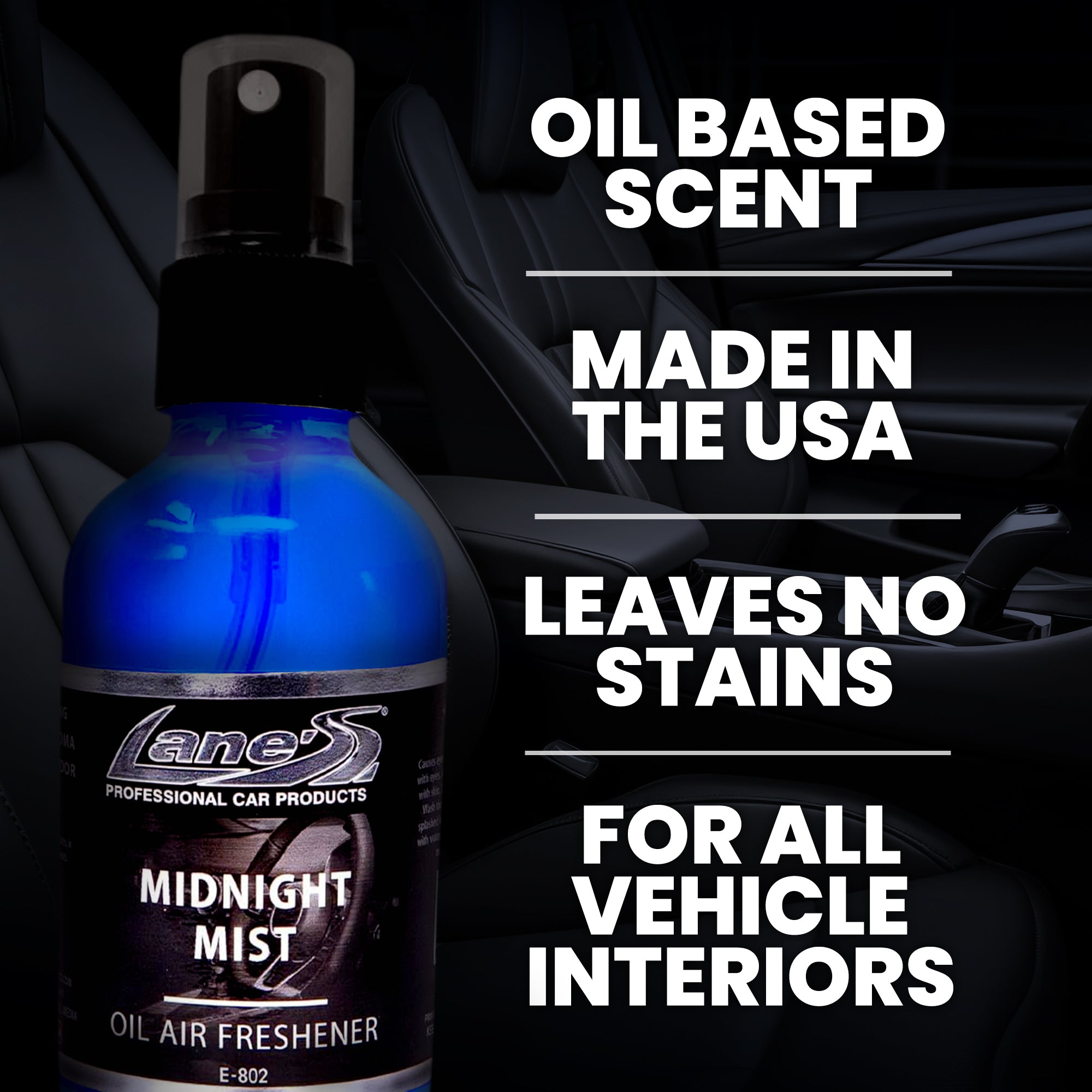 Midnight Mist Car Air Freshener - Oil Base