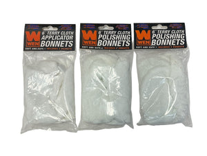 6 Inch Terrycloth Bonnet Value Pack 6010A40