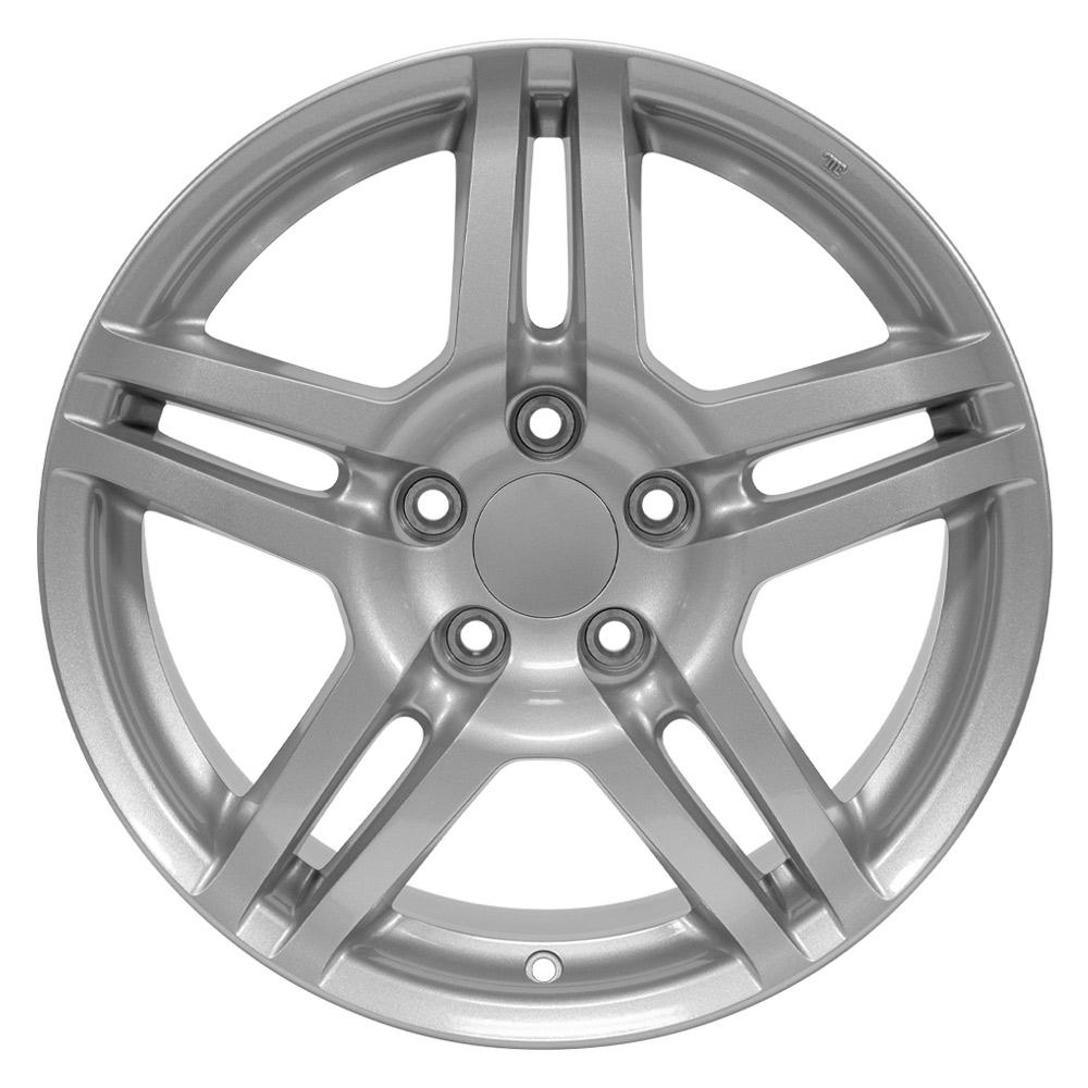OE Wheels AC04 17x8 5x114.3 45et Gloss Silver Wheel