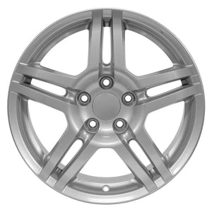 OE Wheels AC04 17x8 5x114.3 45et Gloss Silver Wheel