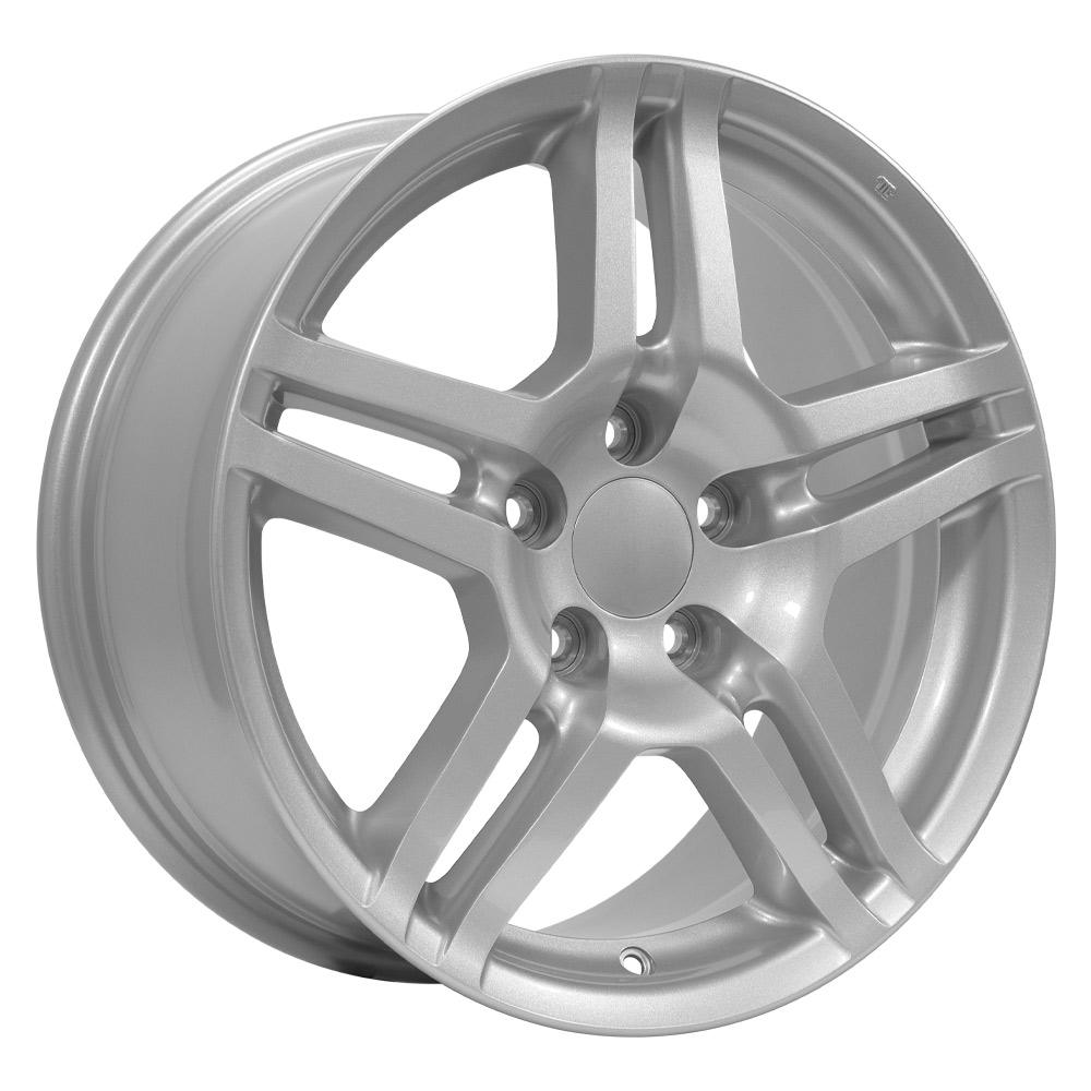 OE Wheels AC04 17x8 5x114.3 45et Gloss Silver Wheel