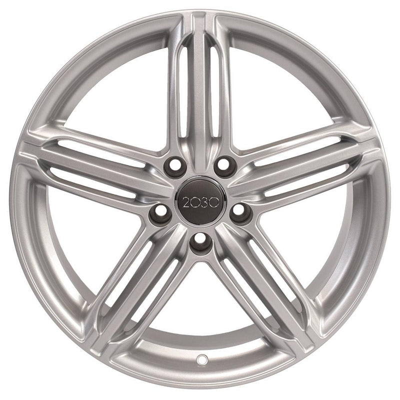 OE Wheels AU12 18x8 5x112 35et Gloss Silver Wheel SS: 7154604