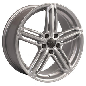 OE Wheels AU12 18x8 5x112 35et Gloss Silver Wheel SS: 7154604