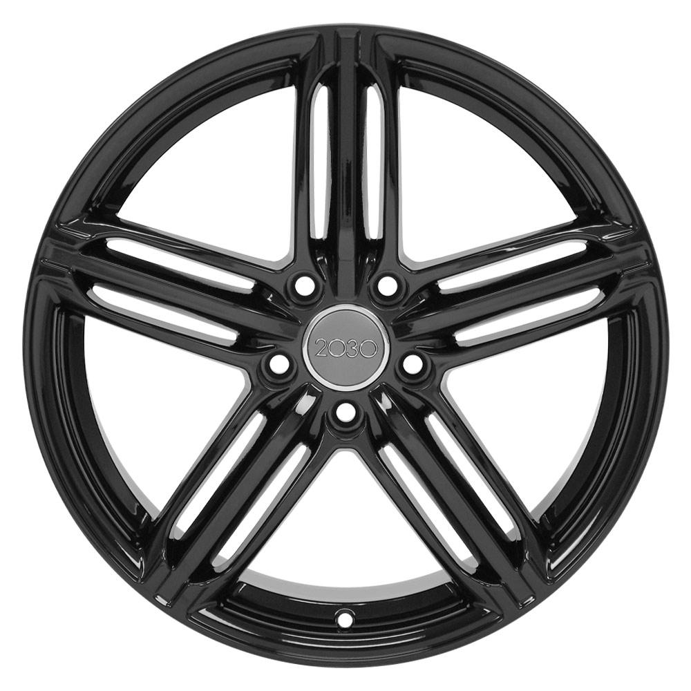 OE Wheels AU12 18x8 5x112 45et Gloss Black Wheel SS: 8525926