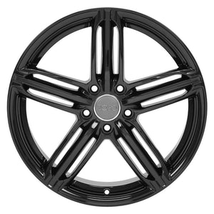 OE Wheels AU12 18x8 5x112 45et Gloss Black Wheel SS: 8525926