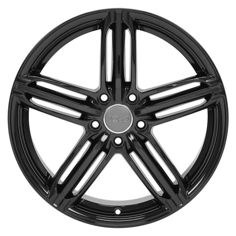 OE Wheels AU12 18x8 5x112 45et Gloss Black Wheel SS: 8525926