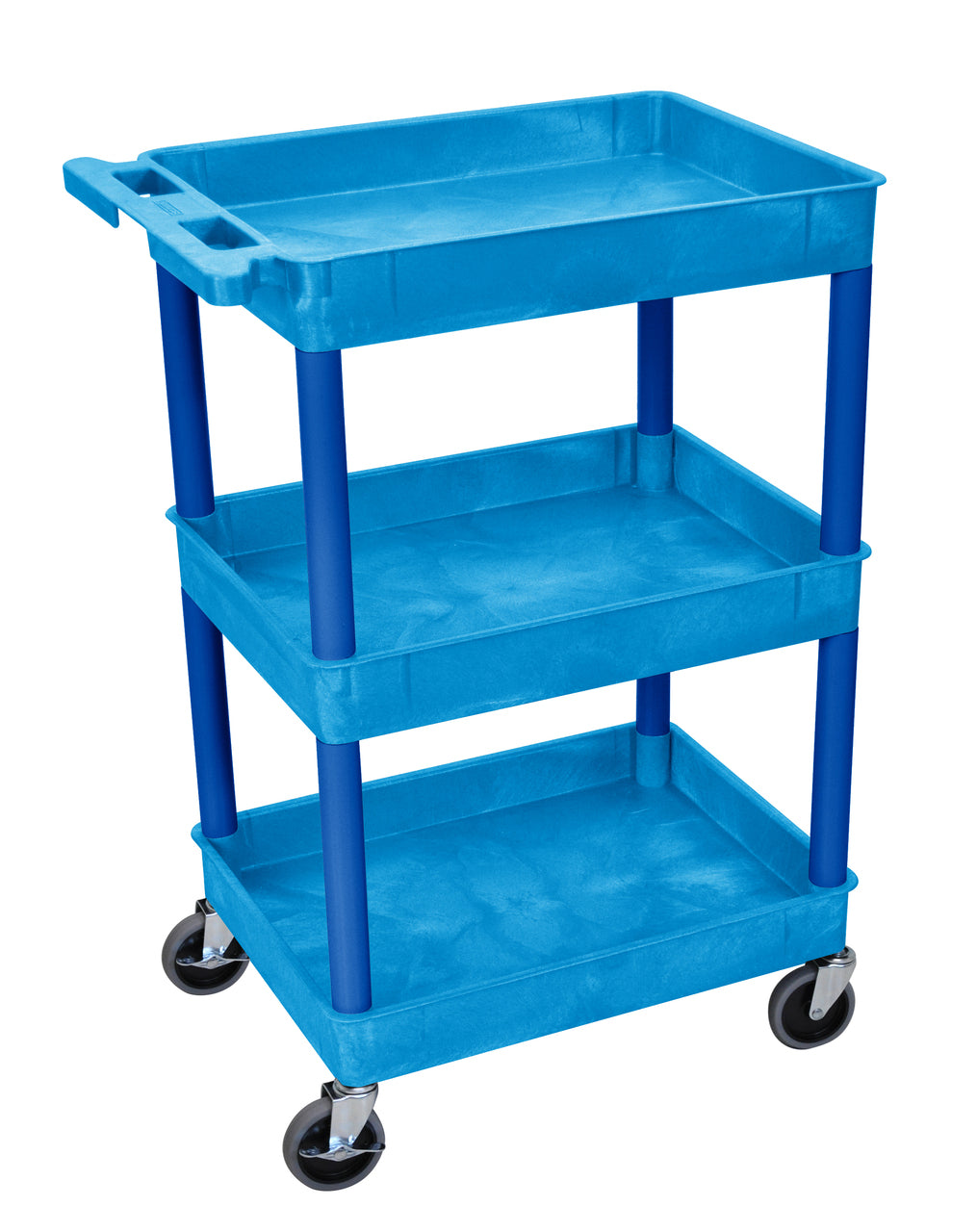 Blue 3 Shelf Tub Cart Item BUSTC111BU
