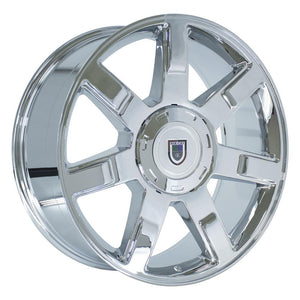 OE Wheels CA80 22x9 6x139.7 31et Chrome Wheel
