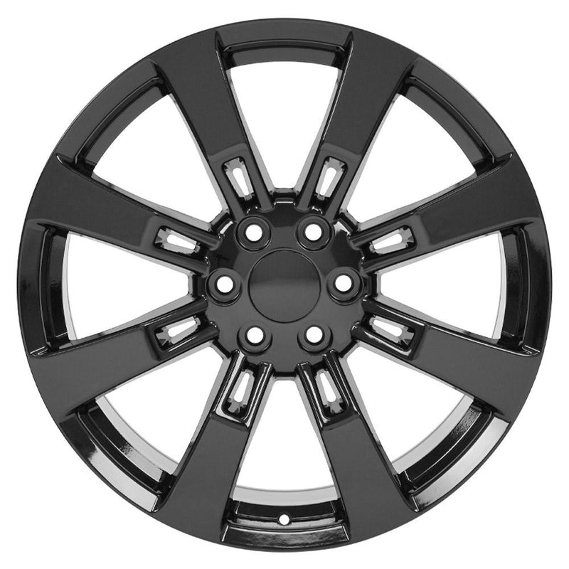 OE Wheels CA82 22x9 6x139.7 31et Gloss Black Wheel