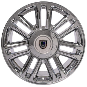 OE Wheels CA83 22x9 6x139.7 31et Chrome Wheel