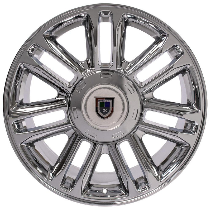 OE Wheels CA83 22x9 6x139.7 31et Chrome Wheel