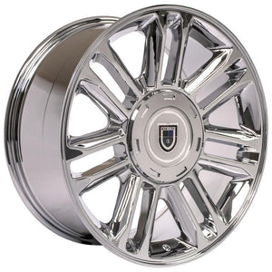 OE Wheels CA83 22x9 6x139.7 31et Chrome Wheel